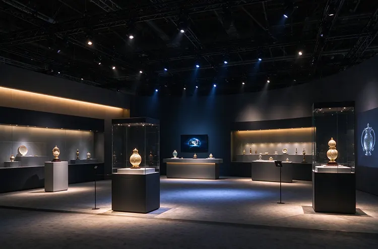 展厅灯光设计与视觉氛围营造要点