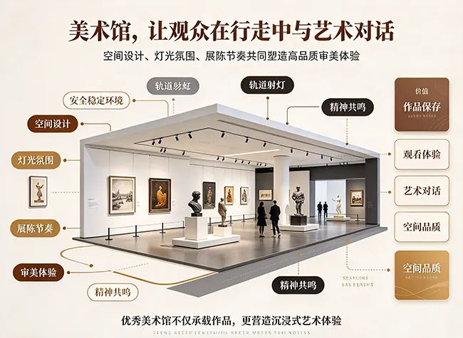 美术馆展示空间设计施工艺术氛围与作品保护